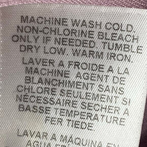 Velvet Graham Spencer Viscose Silk Long Sleeve Button Down L Pink Soft Cozy - Picture 13 of 13